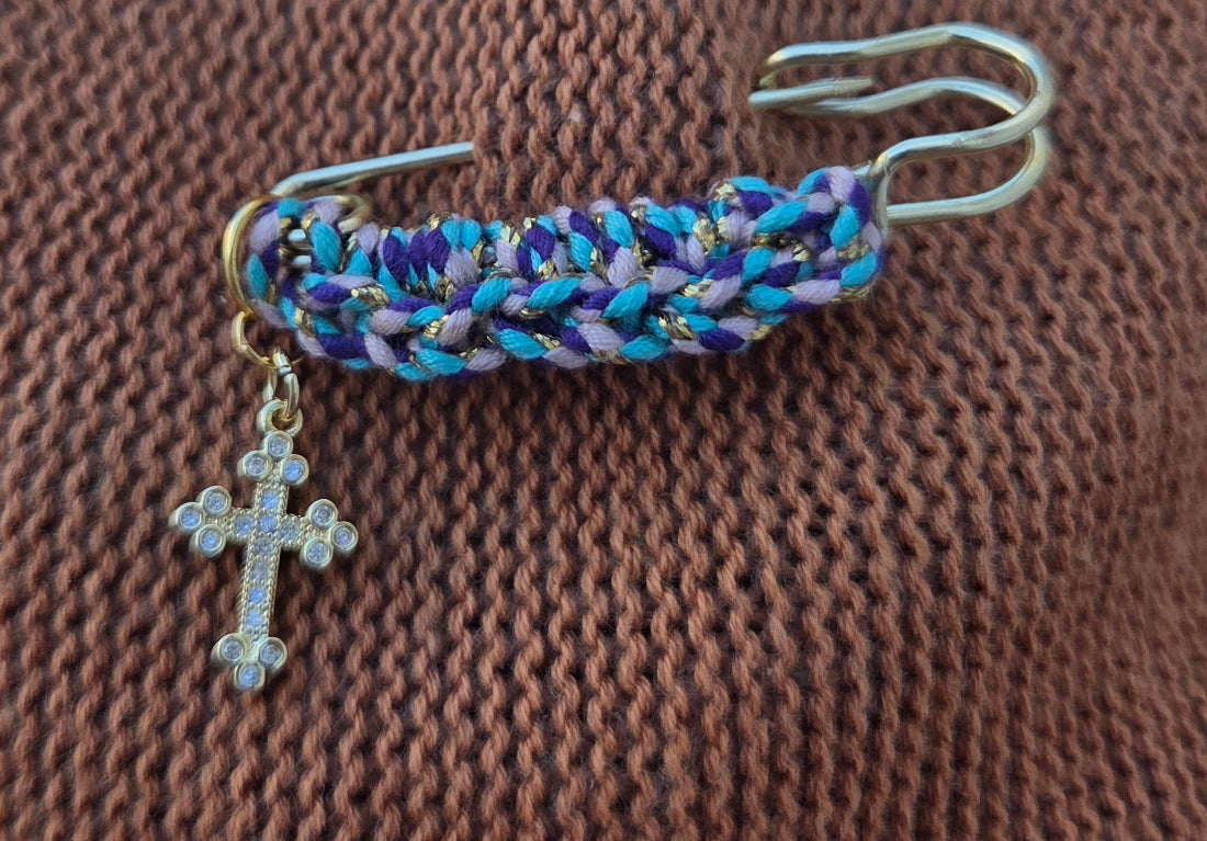 Broche Brillante Cruz