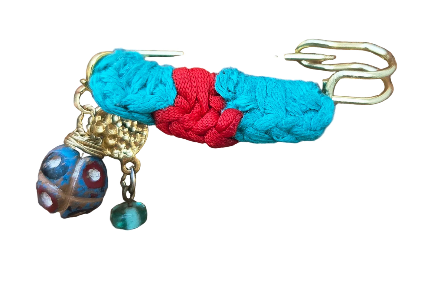 Broche Vibrante African bead