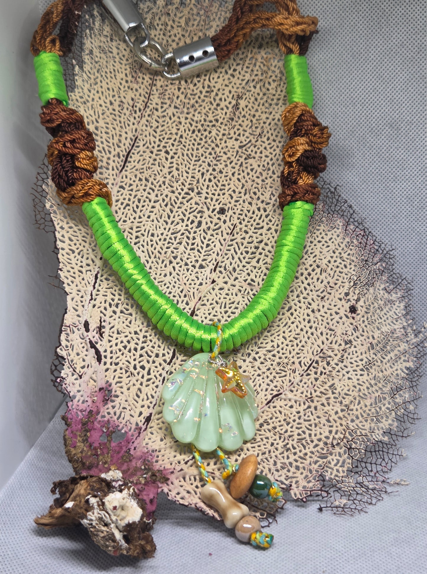 Collar Inspiración Playa Crochet