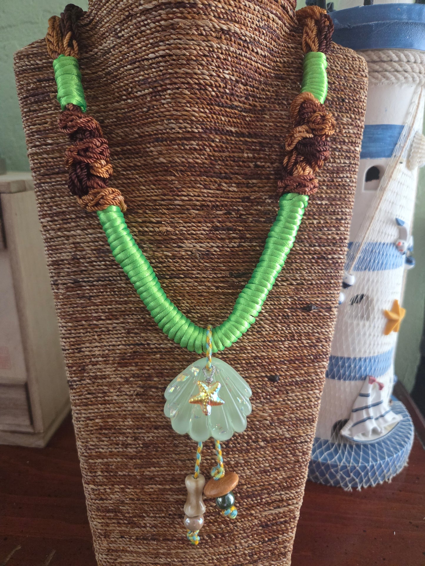 Collar Inspiración Playa Crochet