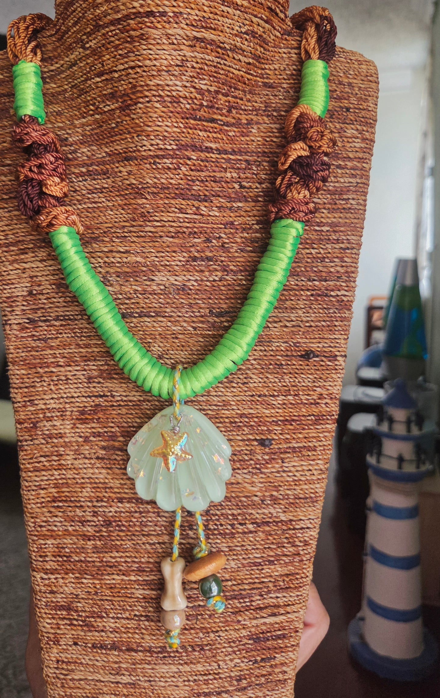 Collar Inspiración Playa Crochet